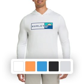 Hurley Men's Sunny Side Hybrid Stretch Hooded UV T-Shirt
