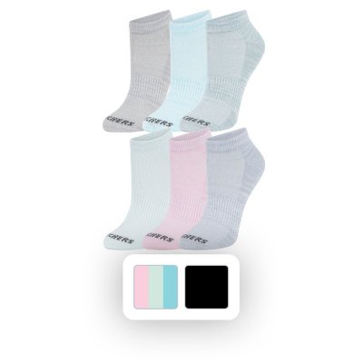 Skechers Women's 6-Pack Super Soft Low Cut Socks - COLOR PACK ONE SIZE:- Color Pack