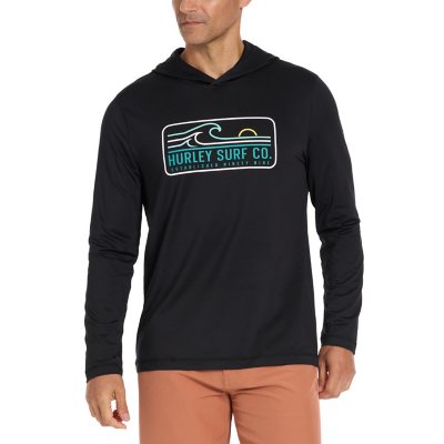 Hurley Men's Hooded Uv Tee Black S:- Black, S
