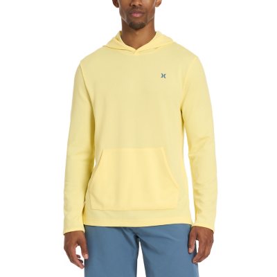 Hurley Men's Mesh Hooded Uv Tee Yellow S:- Yellow, S