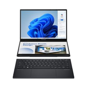 ASUS Zenbook DUO 14" FHD OLED Dual Touchscreen Windows Laptop | Intel Core Ultra 7 | 16GB RAM | 1TB SSD | 2-Year Warranty + 1-Year Accidental Damage Protection