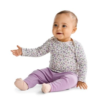 Carter's Girls 3-Piece Outfit Set Purple 6M:- Purple, 6M