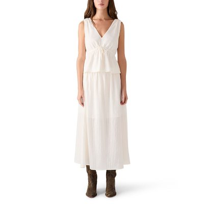STEVE MADDEN TANK TOP - WHITE M:- White - Online Only, M
