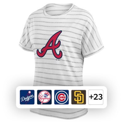 Pets First MLB Atlanta Braves Tee Shirt for Dogs & Cats