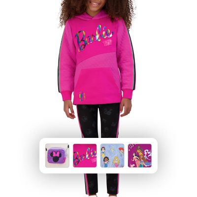 Disney Princess Girl's 2-Piece Zip Up Hoodie and Crewneck Sweatshirt Set :  : Clothing, Shoes & Accessories