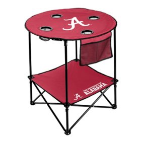 Logo Brands Alabama Crimson Tide 27.6in Round Tailgate Table