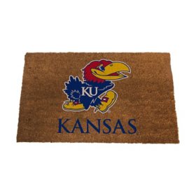 Logo Brands Kansas Jayhawks Doormat