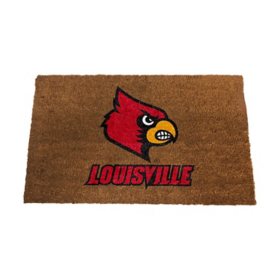 Logo Brands Louisville Cardinals Doormat
