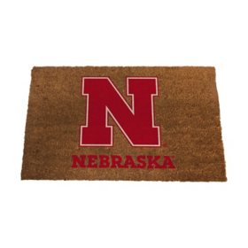 Logo Brands Nebraska Cornhuskers Doormat