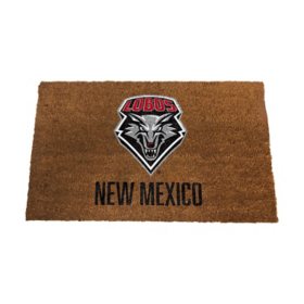 Logo Brands New Mexico Lobos Doormat