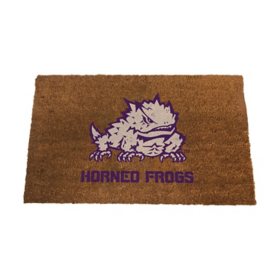 Logo Brands TCU Horned Frogs Doormat