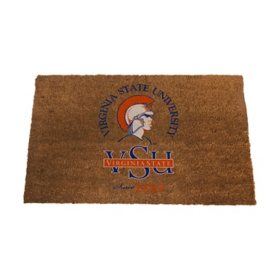 Logo Brands Virginia State Trojans Door Mat