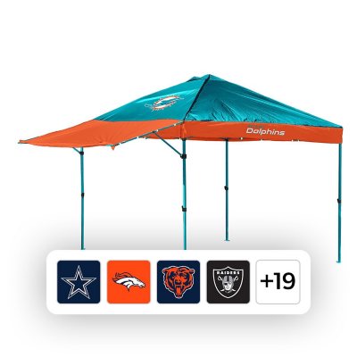 NFL Detroit Lions Canopy 9 x 9 with Wall - Sam's Club