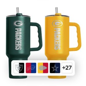 Logo Brands Officially Licensed NFL 40 oz. Tumbler 2-Pack (Assorted Teams)