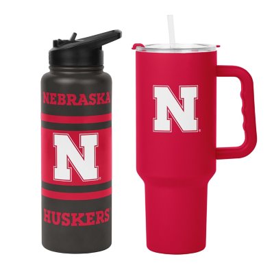 Logo Brands Nebraska Cornhuskers Tumbler Set