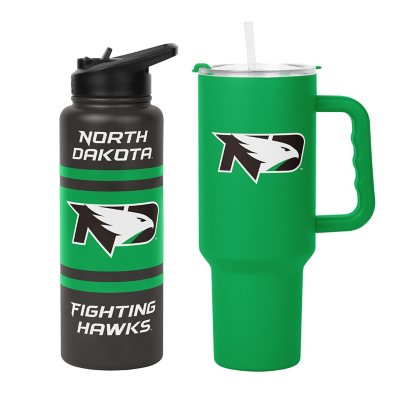Logo Brands North Dakota Fighting Hawks Tumbler Set