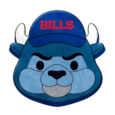 Logo Brands Buffalo Bills Puff Pillow