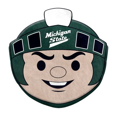 Logo Brands Michigan State Spartans Puff Pillow
