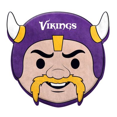 Logo Brands Minnesota Vikings Puff Pillow