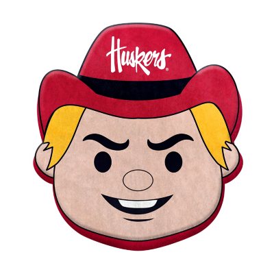 Logo Brands Nebraska Cornhuskers Puff Pillow