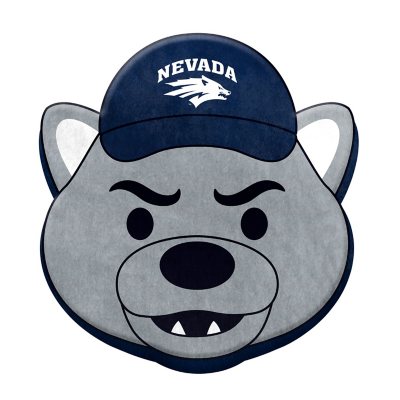 Logo Brands Nevada Wolf Pack Puff Pillow