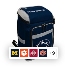 Logo Brands NCAA 32 Can Backpack Cooler