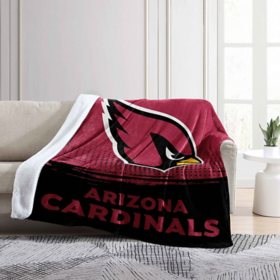Logo Brands NFL Sherpa Throw Blanket, 60" x 70", Choose Team