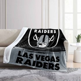 Logo Brands NFL Sherpa Throw Blanket, 60" x 70", Choose Team