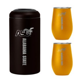 HBCU Stainless Steel Wine Chiller and Tumbler Set