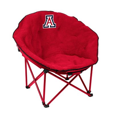 Logo Brands NCAA Sherpa Saucer Chair - Arizona Wildcats:- Arizona Wildcats