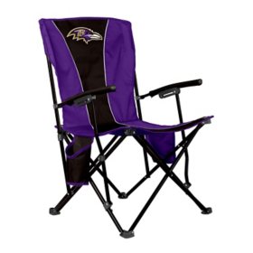 Logo Brands Baltimore Ravens Hard Arm Chair