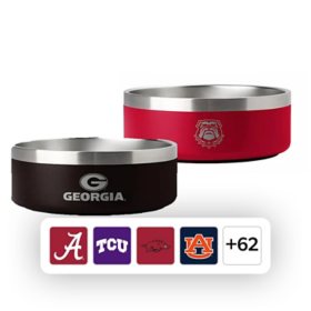 NCAA 2 pk. Stainless Steel Dog Bowls