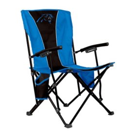 Logo Brands Carolina Panthers Hard Arm Chair