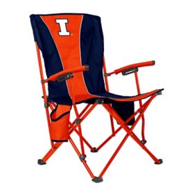 Logo Brands Illinois Fighting Illini Hard Arm Chair