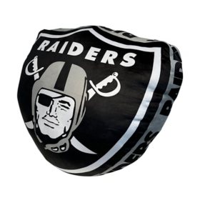 Logo Brands Las Vegas Raiders XL Puff Pillow