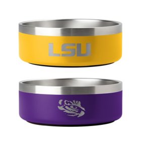 Logo Brands NCAA Stainless Steel Dog Bowl, 2 Pack, Assorted Teams