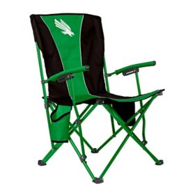 Logo Brands North Texas Mean Green Hard Arm Chair
