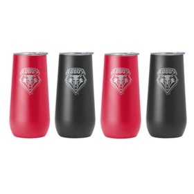 Logo Brands New Mexico Lobo 10oz. Curved Tumbler 4pk.