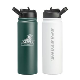 Logo Brands HBCU 24 oz. x 2 pk. Stainless Steel Water Bottles