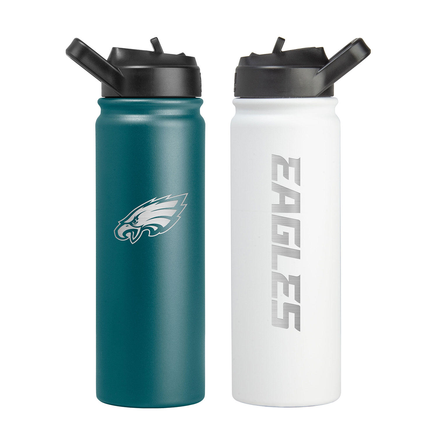 Logo Brands NFL 24oz SS Water Bottle 2 Pack