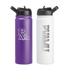 Logo Brands HBCU 24 oz. x 2 pk. Stainless Steel Water Bottles