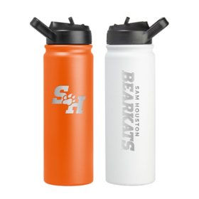 Logo Brands NCAA 24oz SS Water Bottle 2 Pack