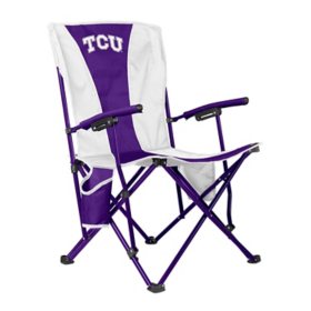 Logo Brands TCU Horned Frogs Hard Arm Chair