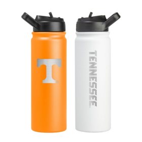 Logo Brands Tennessee Vols 24oz SS Water Bottle 2pk