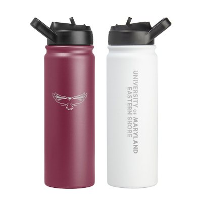 Logo Brands Maryland Eastern Shore Hawks 24oz SS Water Bottle 2pk
