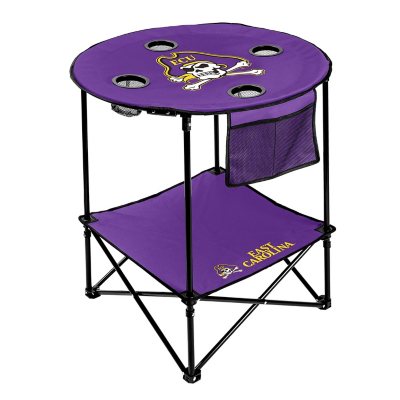Logo Brands East Carolina Pirates 27.6in Round Tailgate Table