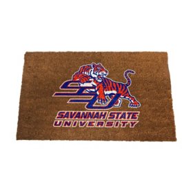 Logo Brands Savannah State Tigers Doormat