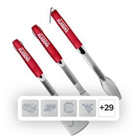 Logo Brands NCAA 3-Piece Stainless Steel Grill Set