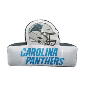 Logo Brands Carolina Panthers Pre-Lit 7’x10’ Team Inflatable