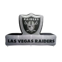 Logo Brands Las Vegas Raiders Pre-Lit 7’x10’ Team Inflatable